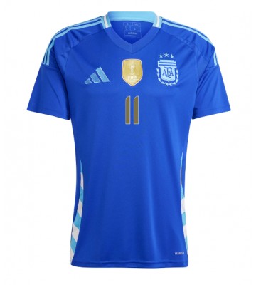 Argentina Angel Di Maria #11 Udebanetrøje Copa America 2024 Kortærmet